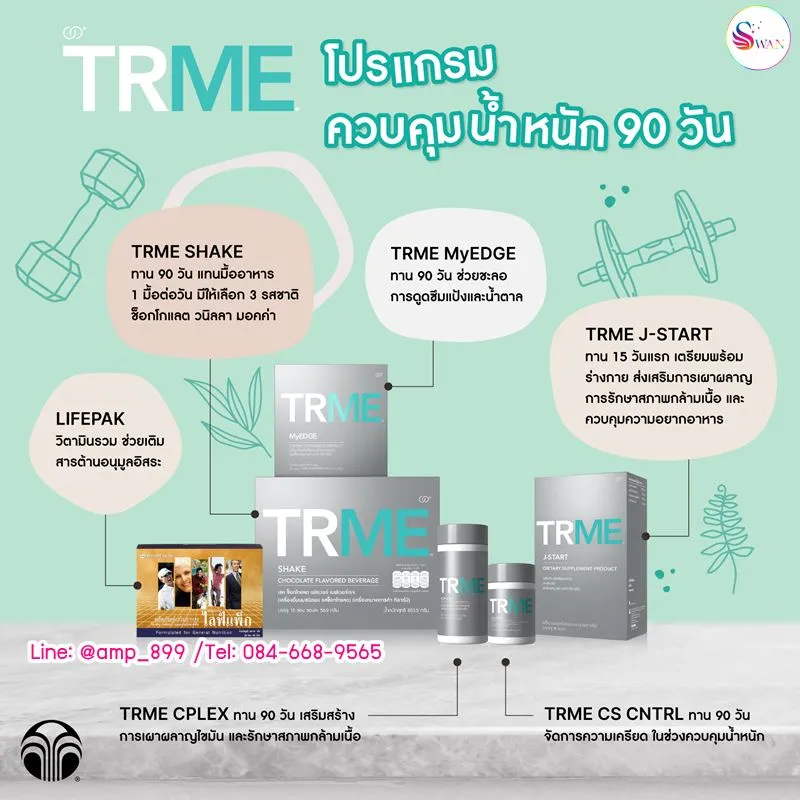 TRME Nuskin ทีอาร์มี นูสกิน รายละเอียดผลิตภัณฑ์