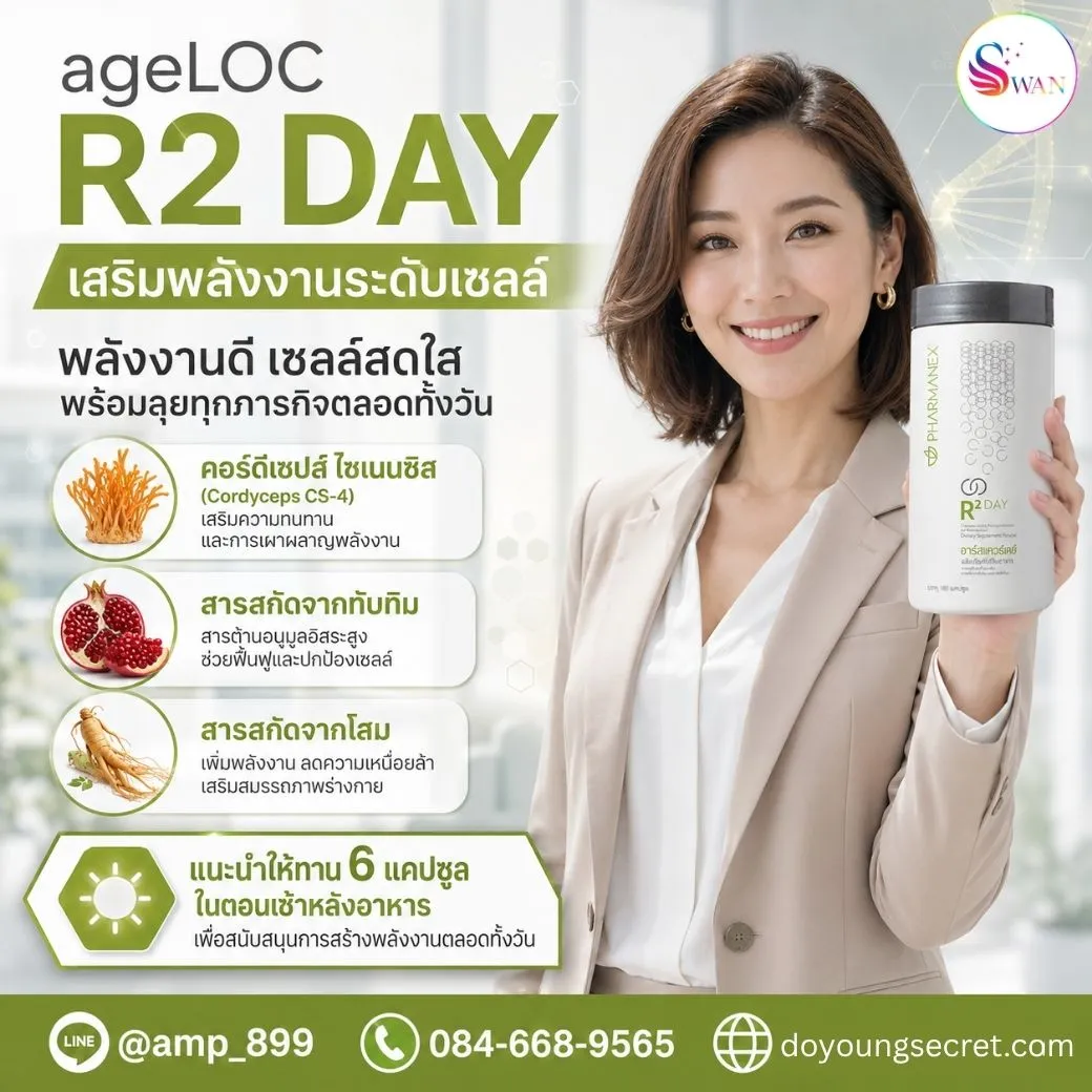 R2 Day เสริมสร้างพลังงานระดับเซลล์ ส่วนผสม