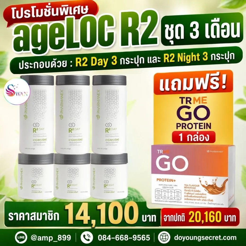 โปรโมชั่น ageLOC R2 Nuskin ชุด 3 เดือน ราคา