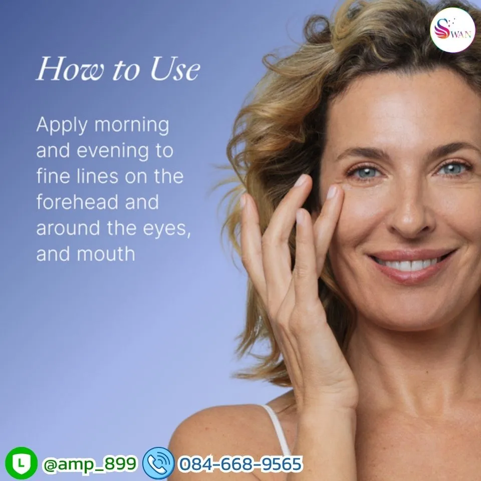 ageLOC Tru Face Line Collector Peptide Nuskin ทรูเฟซ ไลน์ คอร์เรคเตอร์ เปปไทด์ นูสกิน-How to Use 1