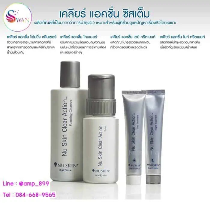 ชุดเคลียแอคชั่น ซิสเต็ม (Clear Action System)-นูสกิน-Nuskin-1