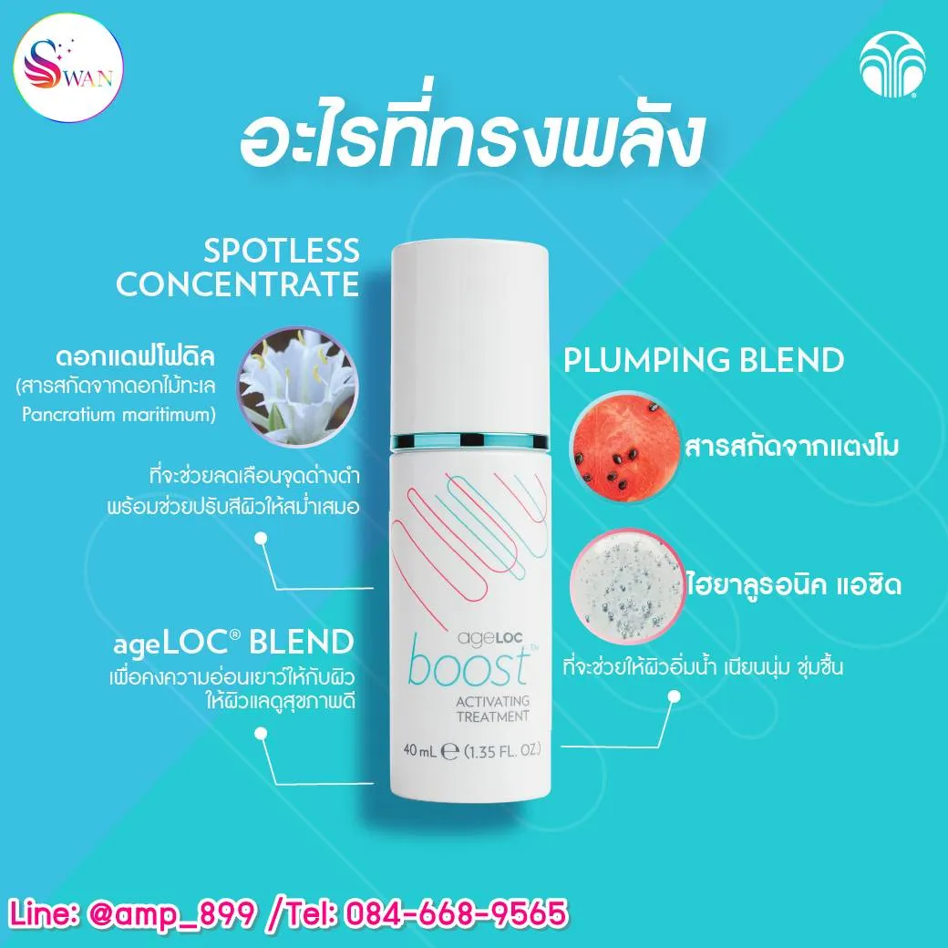 AgeLoc Boost Nuskin เอจล็อค บูสท์ เครื่องนวดหน้านูสกิน-ฺสารสกัดอันทรงพลัง