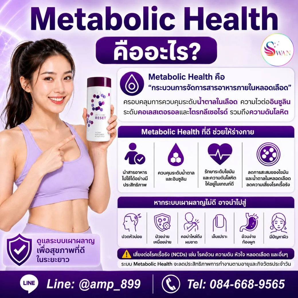 Metabolic Health กระบวนการจัดการสารอาหารภายในหลอดเลือด