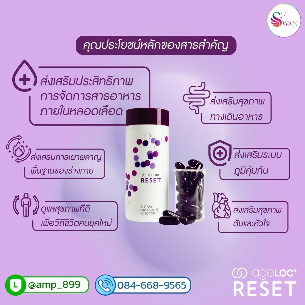 ageLOC Reset Nuskin - Benefits1