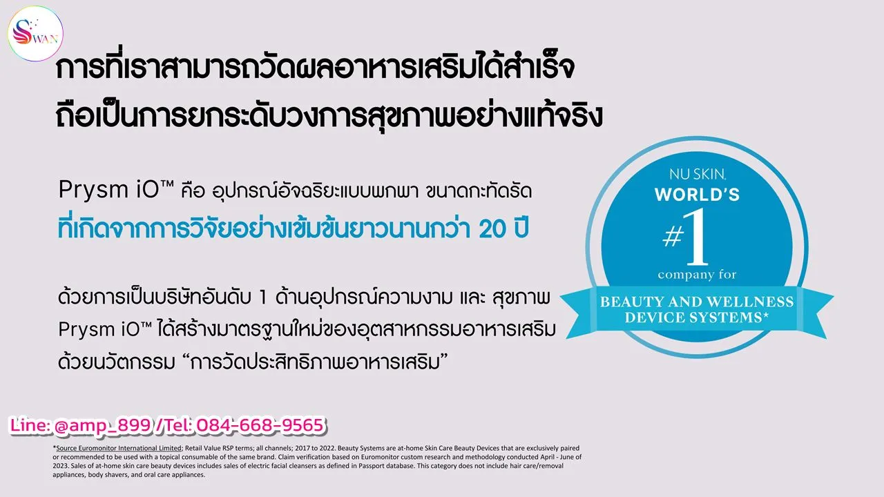 Prysm iO Nuskin No.1 Beauty and Healthy